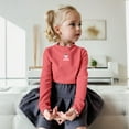 thumbnail image 2 of Girl Clothes 2t 6 Month Girl Tops Girls Tops for Tie Long Sleeve 2t Little Girls High Tops Toddler Girls Long Sleeve Ruffle Cotton T Shirts Print Top Shirts Casual Blouse, 2 of 5