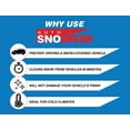 thumbnail image 5 of SNOBRUM – The Original Snow Remover for Cars and Trucks – 28 to 48 Inch Snow Brush with Foam Head and 3 Piece Handle – Made in The USA, Push-Broom Design – No-Scratch Snow Removal – 3 Pack, 5 of 9