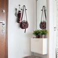thumbnail image 5 of Gancho de pared, gancho para toallas para baño, cocina, puerta, armario y vestidor, 5 paquetes, latón (negro), 5 of 5