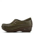 thumbnail image 2 of Spring Step L'artiste Burbank Leather Clogs for Women | Designer Hand-Painted Slip-On Shoes | Ladies Casual Platform Clog, 2 of 6