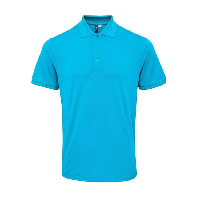 Premier Mens Coolchecker Plus Pique Polo With CoolPlus