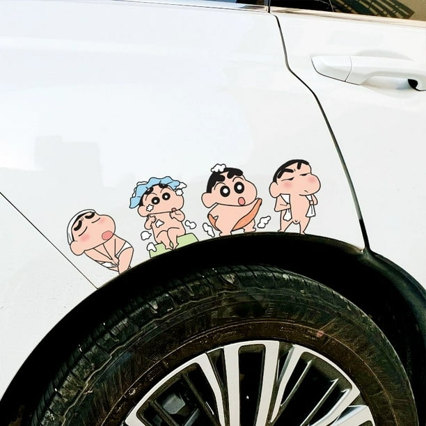Pegatinas HUOGUO Crayon Shin-chan Anime para botella de agua portátil Pegatinas HUOGUO Crayon Shin-chan Anime para botella de agua portátil