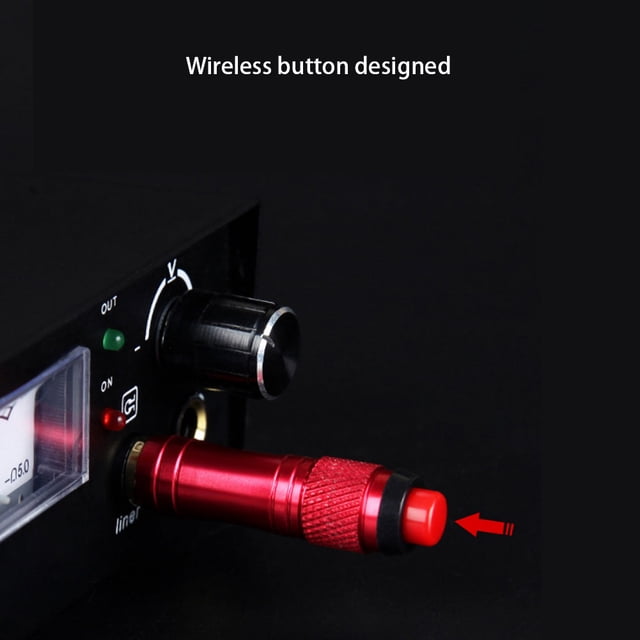 Sonew El Pedal Inalámbrico de la Máquina del Tatuaje de la Aleación de Aluminio Cambia el Accesorio del TatuajeRojo) Khall 1.41619E+12