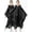 Black, variant on 2 Pack Raincoats for Kids, Borogo Kids Rain Jacket Reusable Emergency Rain Ponchos with with Big Hood Rain Coats for Boys and Girls