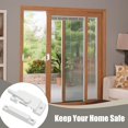thumbnail image 3 of HUGFEGWE Sliding Window Sash Locks 8 Pack Cam Sash Locks for Double Hung Window Latch Lock for Vertical and Horizontal Sliding Windows, White CJB91-55671, 3 of 7