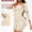 Khaki, variant on fartey Shapewear for Women Tummy Control Fajas Colombianas Stretch Long Sleeve Butt Lift Plus Size Bodycon Bodysuit Jumpsuit