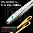 thumbnail image 3 of Stainless Steel Food Tongs Kitchen Cooking Tool Bread Clip Pastry Clamp Barbecue Tong, 3 of 8