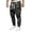 Black, variant on Men's Harem Pants for Everyday Comfort and Casual Style with Ample Pocket Jeans Fit for Modern Men