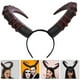 thumbnail image 4 of KAKOWELY Diadema con cuernos grandes, accesorio para disfraz de cosplay para Halloween, mascarada y carnaval., 4 of 4