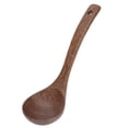 thumbnail image 3 of Wood Spoon, Coffee Scoop Wenge Round Hanging Hole Seamless  For Tea For Cooking For Sugar Curved Handle Small Size,Straight Handle Large Size, 3 of 8