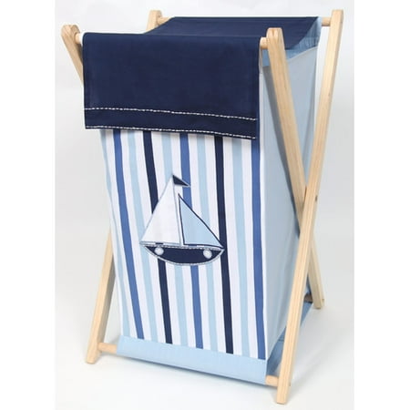 Bacati Little Sailor Laundry Hamper