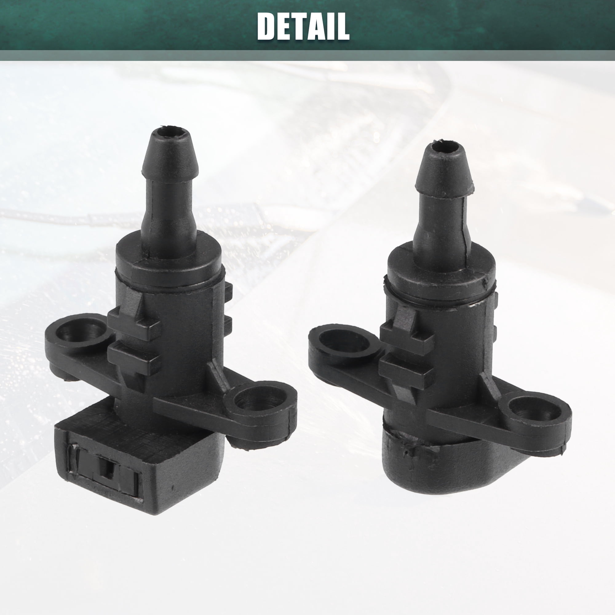 Unique Bargains Windshield Wiper Washer Nozzle Fit for Kia Forte 2014-2018