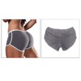 thumbnail image 4 of Pantalones Cortos Deportivos de Yoga para Mujer Yuyangstore XL Gris, 4 of 8