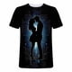 thumbnail image 4 of Tops para hombre, blusas y camisas de manga corta con cuello redondo para hombre, jersey informal con cuello redondo estampado para hombre, pantalones cortos deportivos para fitness, blusa de poliéste, 4 of 5