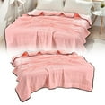 thumbnail image 2 of Ice Silk Cooling Blanket for Summer - Queen Size Lightweight & Breathable Bedding for Hot Sleepers, Air Conditioning Blanket, Cold Feel Cover for Sweat-Free Nights, Machine Washable Ciozy, 2 of 9
