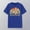 Blue, variant on Womens Rolling Fatties Cat Graphic Tee Fashion Crewneck Short Sleeve Tops Summer T Shirts Casual Trendy Streetwear Pullover Shirt