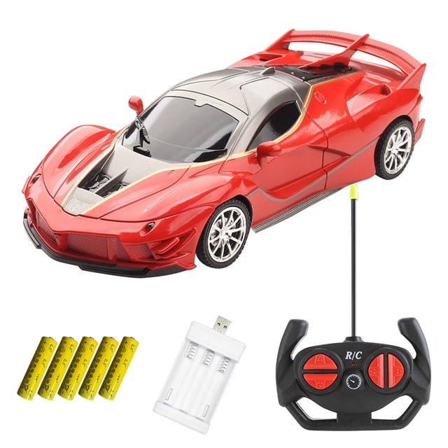 NAOJIE Remote Control Wireless High Speed Drifting Racing Car & 2.4ghz,Esp System & Adaptable to Various Terrains-Red,Remote Control Racing,Remote Control Cars,Boys Toys 6-8 Years Old