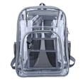 thumbnail image 4 of Weebloom Large School Clear Backpack For Kids Boys Girls Waterproof Lightweight Transparent Design Visibility For School Daily Use Bookbag Middle High School College Grey, 4 of 6