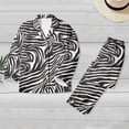 thumbnail image 2 of BOOMNY Womens Pajama Sets 2 Peice Pjs Set for Women Graphic Long Sleeve Buttons Sleepwear Tops Pants Homewear Loungewear Sets, 2 of 3