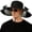 Black a, variant on Solar Fan Hat with 2 Fans, Wide Brim Solar Powered Fan Hat for Men Wome, UPF 50+ Outdoor Fishing & Beach Sun Hat