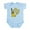 Sky Blue, variant on CafePress - Vote Libertarian Infant Bodysuit - Baby Light Bodysuit, Size Newborn - 24 Months