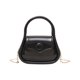 thumbnail image 1 of Minnieouse Paquete de gelatina de silicona de mano elegante para mujer bolso pequeño impermeable y compacto de ocio Mini bolso Bolsas de mensajero y de hombro negro, 1 of 6