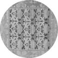 thumbnail image 1 of Ahgly Company Indoor Round Oriental Gray Traditional Area Rugs, 8' Round, 1 of 4