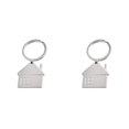 thumbnail image 1 of Jumpingount Llaveros colgantes en forma de casa pequeña Llaveros geométricos de Metal para coche en casa Llaveros Accesorios de decoración Type2 NO2 Jumpingount CBP081414, 1 of 3
