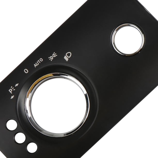 Cubierta de botón giratorio, Panel de interruptor de faro de coche interior para Benz ML W164 X164 Tmvgtek Accesorios para autos y motos