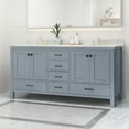 thumbnail image 2 of Noble House Kayla Contemporary 72" Wood Bathroom Vanity (Countertop Not Included), 2 of 6