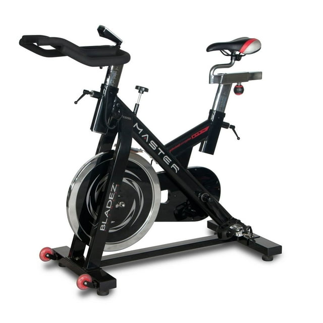 Master GS Bladez Fitness Vélo d'Exercice Stationnaire d'Intérieur avec DEL et Design de Course