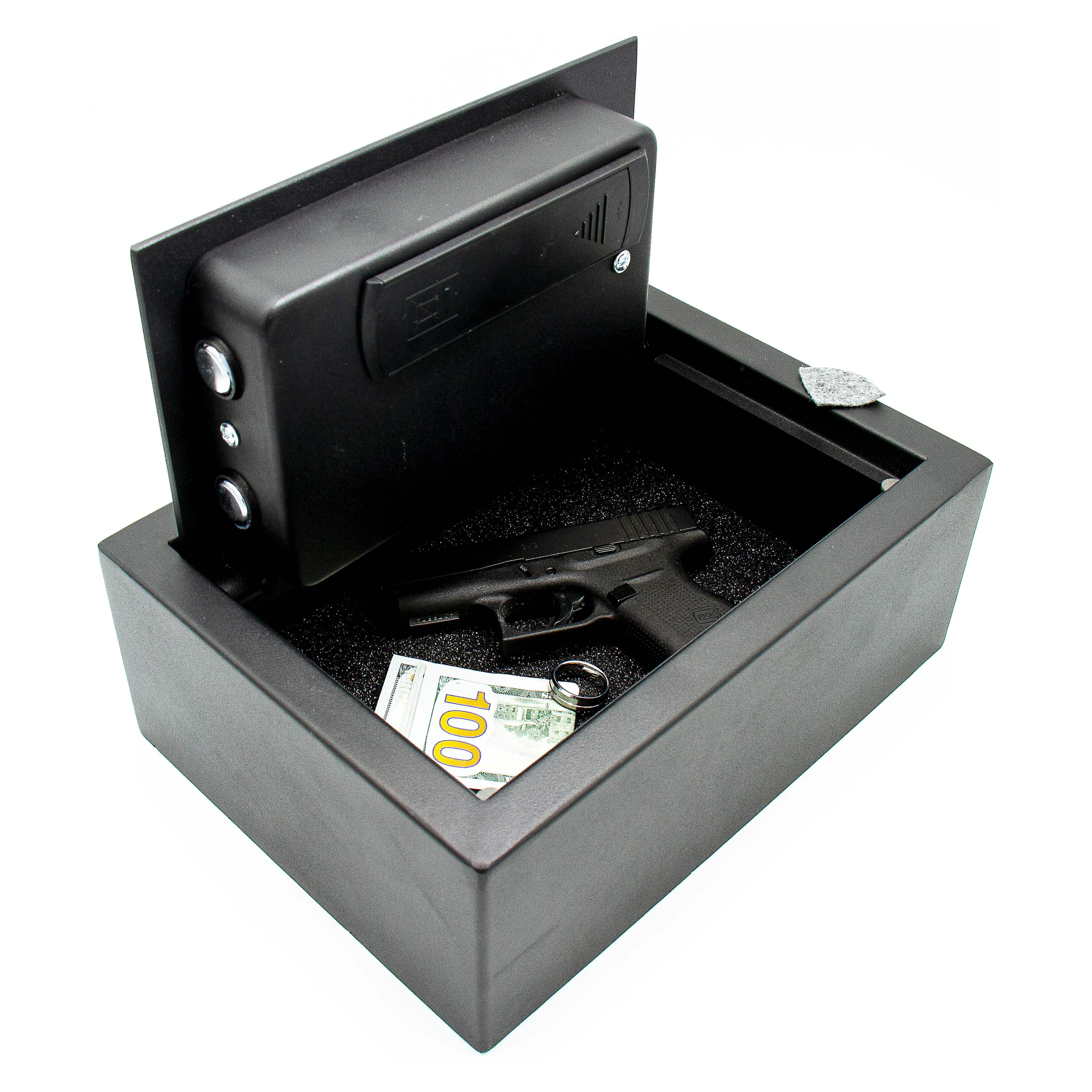 Machir Quick Access Programmable Electronic Drawer Steel Safe with Digital Keypad, MELD.