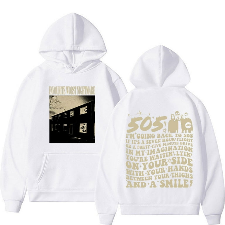 Vintage Arctic Monkeys 505 Lyrics Print Hoodie Men Women s Rock Hip Hop Fashion Sweatshirt Walmart