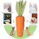 thumbnail image 4 of Juguetes para perros zanahoria para masticadores agresivos Super masticadores Goma duradera Indestructible para perros grandes Juguetes para masticar para razas medianas y grandes JAMW Sencillez, 4 of 5