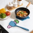 thumbnail image 6 of Carrot Silicone Pot Lid Organizer, Small Spoon Rest, Non-Slip Lid & Spoon Holder for Countertop, Stove Top, 1 Pcs Kitchen Gadget, Gift for Home Cooks, 6 of 9