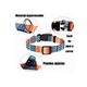 thumbnail image 3 of Conjunto De Collar Y Correa De Nylon Ajustable Para Perros Xtellar naranja, 3 of 4