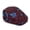Blue Floral Print, variant on Soft Flat Newsboy Hat for Summer Walking, Colorful Floral Pattern Design Polyester Lightweight Flat Cap Formal