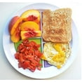 thumbnail image 3 of Portion control plate MyPlate for Teens or Adults - (1 plate) Healthy nutrition plate for balanced eating, (English, 3 of 5