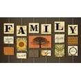 thumbnail image 2 of Art Licensing Studio 18x12 White Modern Wood Framed Museum Art Print Titled - Family on strings, 2 of 4