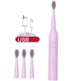 thumbnail image 1 of LSLJS Sonic Electric Toothbrush with 5 Modes, 4pcs Replacement Brush Heads USB Rechargeable Smart Electronic Toothbrush with Holder for Adults IPX7 Waterproof, Electric Toothbrush, 1 of 1