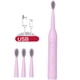 thumbnail image 1 of Cepillo de dientes eléctrico recargable por USB para adultos con 5 modos de limpieza y 4 cabezales | Resistente al agua IPX7 y temporizador inteligente | Cuidado bucal para el hogar y viajes, 1 of 6