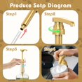 thumbnail image 4 of Dispensador Neosoge con bomba de sirope para botella de sirope de 750 ml/750 ml, 4 of 7