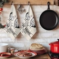 thumbnail image 6 of Chicken Kitchen Towels Set of 2, Vintage Rustic Farmhouse Animals Text Absorbent Dish Towels for Kitchen, Microfiber Hand Towel, Quick Drying Tea Towel for Cleaning Decorative Dishcloths, 6 of 7