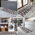 thumbnail image 2 of Gray Christmas Snowman Pattern Kitchen Rug Mat,Kitchen Runner Rugs Non Skid Washable,Decorative Kitchen Floor Mats for Kitchen,Sink,Laundry,17"X47", 2 of 5