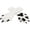 White+Black, variant on Byfri Black Pink Furry Animal Paw Gloves 40x15cm Warm Plush Mittens for Winter Festive Events