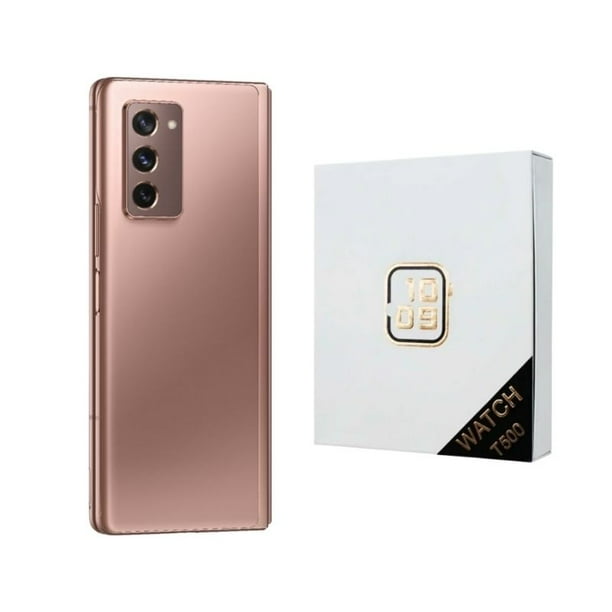Celular Samsung Z Fold2 Reacondicionado 256GB Bronce + Reloj Genérico Samsung Galaxy Z Fold2