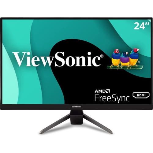 VIEWSONIC 24" FHD 75Hz 4ms, 1ms GTG MVA FreeSync Moniteur de Jeu (VX2467-MHD) - Noir