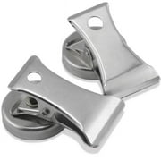 Master Magnetics 1 In. Dia. Chrome Magnetic Note Holder Clip (2-Pack) 07219