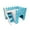 Blue, variant on Hamster House Ventilated Design Double Layers Living Villa Hedgehog Golden Bear Rat Hideout Hut Pet Supplies