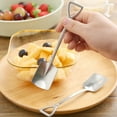 thumbnail image 4 of BAOQIN 4.7×1 Inchs Shovel Shape Stainless Steel Spoons, Mini Shovel Spoons Tiny Spoon&nbsp;For Dessert Coffee Ice Cream Fruit Cake for Home Kitchen Restaurant （Silver), 4 of 4